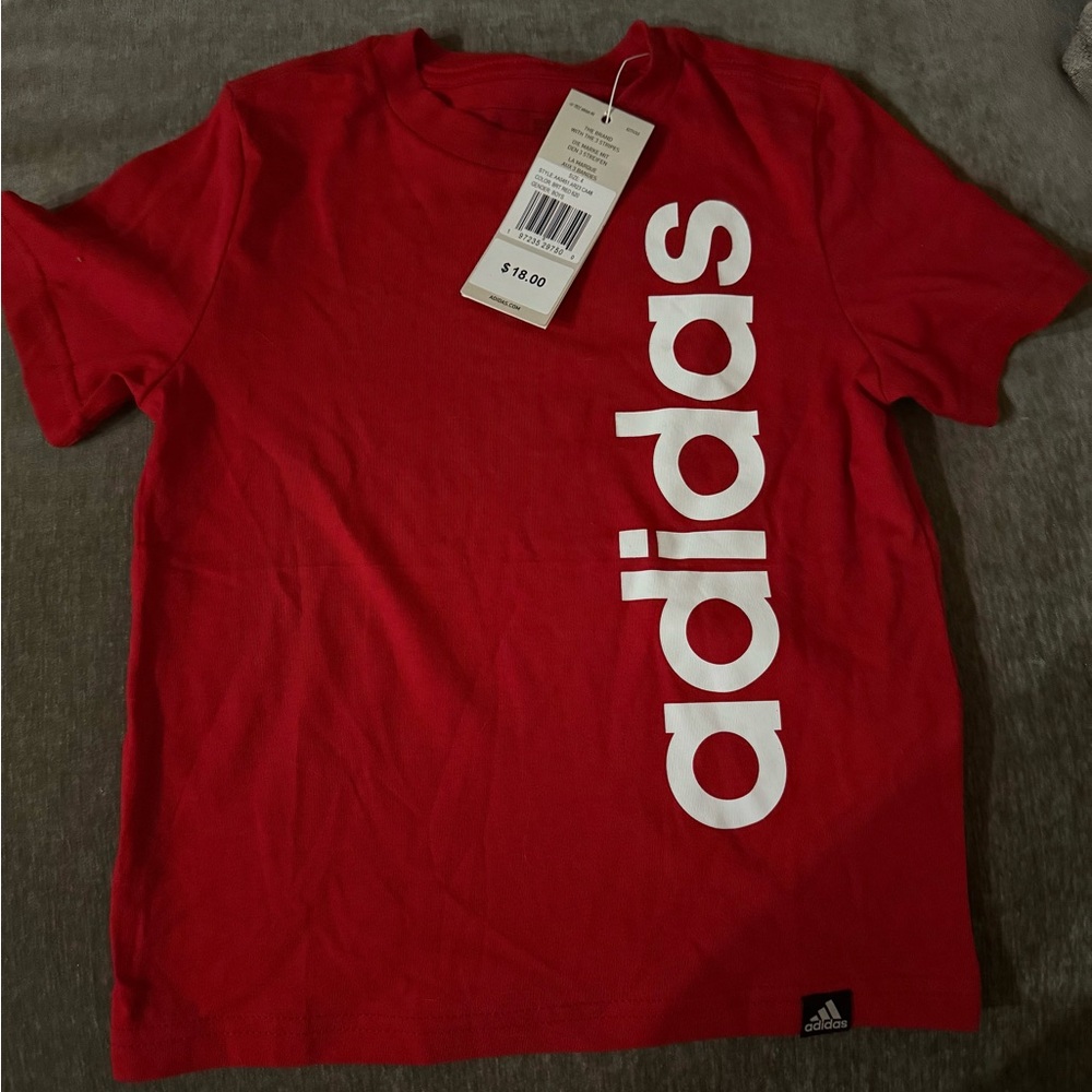 Adidas Kids Bold Red Tee